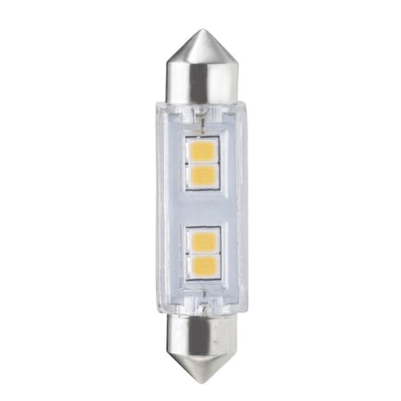 20-Watt Equivalent T3 Non-Dimmable Festoon LED Light Bulb Soft White Light, 3PK